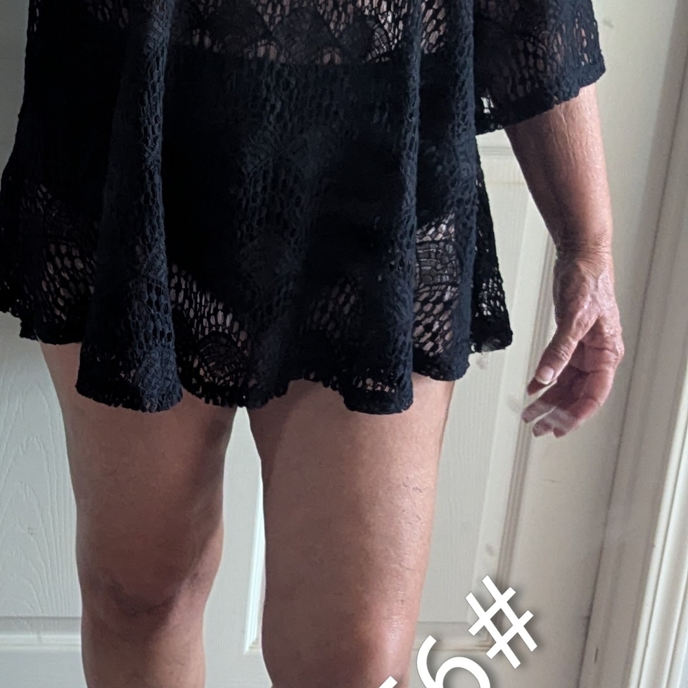 Jordan Taylor Black Lace Swim Coverup